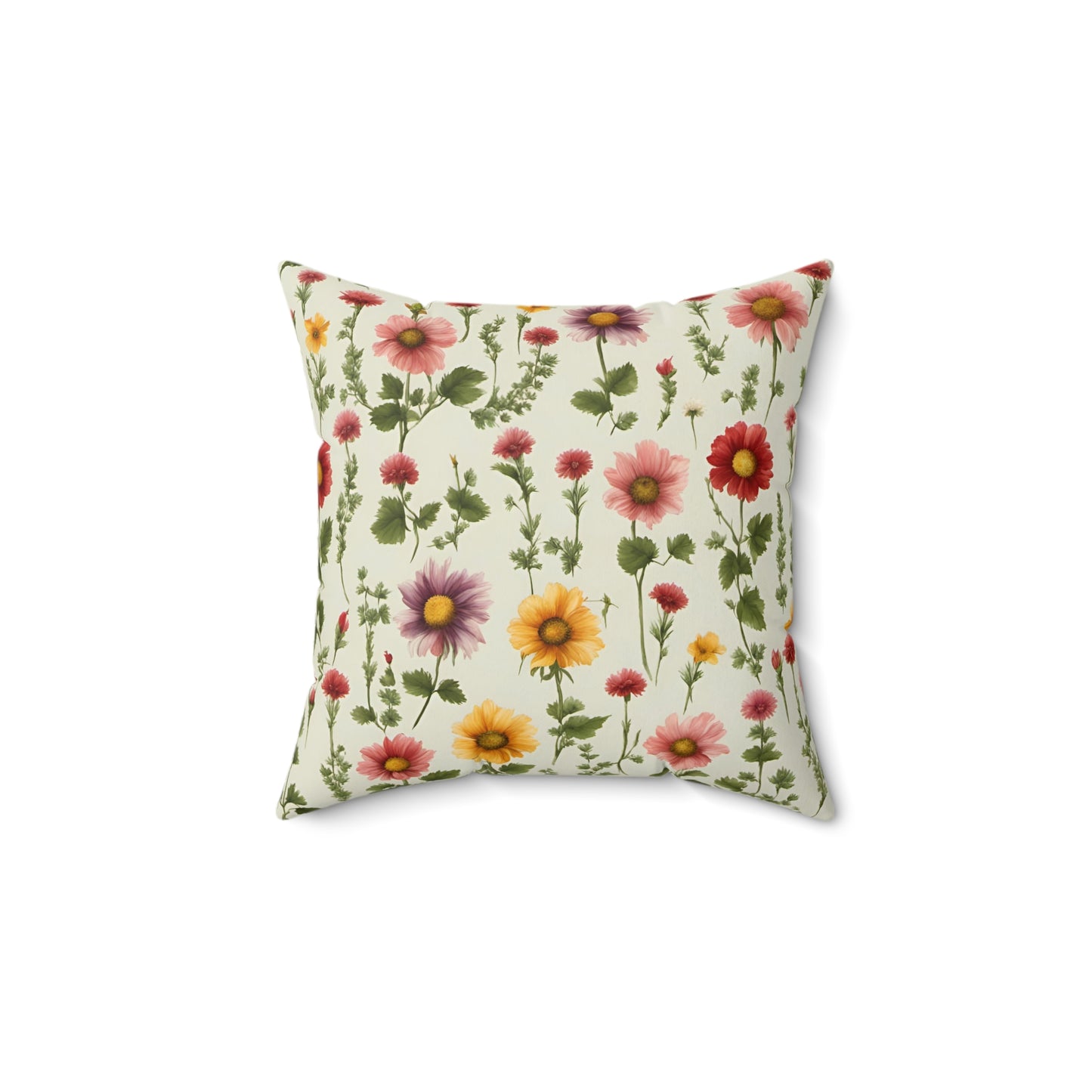 Floralie Spun Polyester Square Pillow Limited Edition 🌺✨