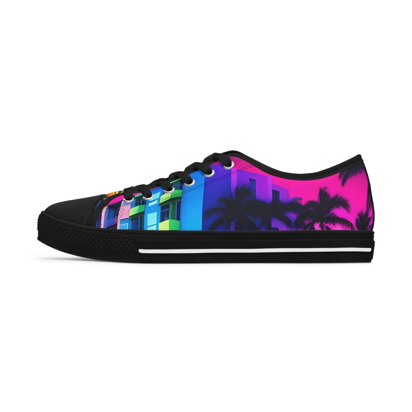 Miami Nights Women's Low Top Sneakers (limited edition)