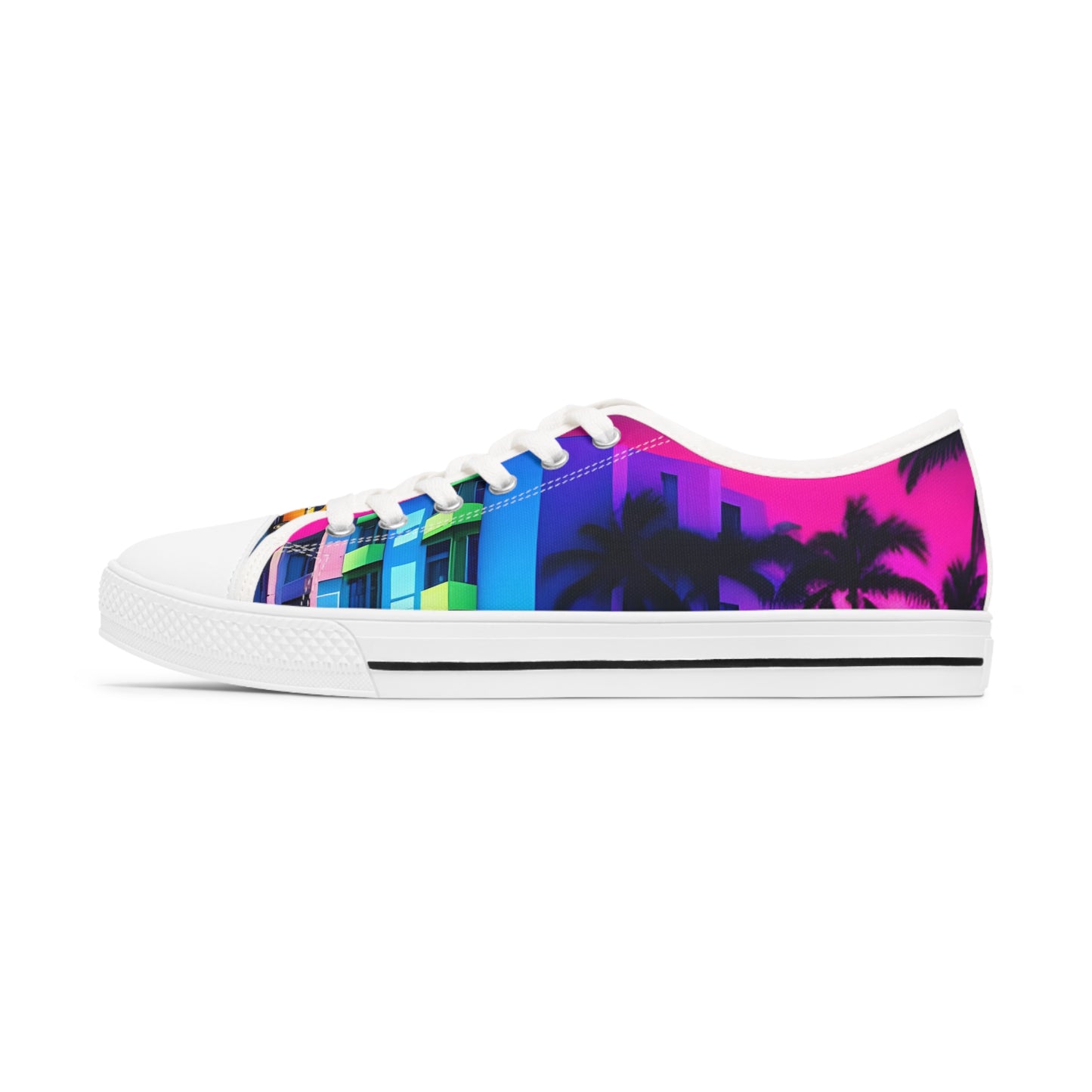 Miami Nights Women's Low Top Sneakers (limited edition)