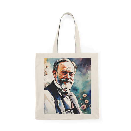Louis Pasteur Natural Tote Bag