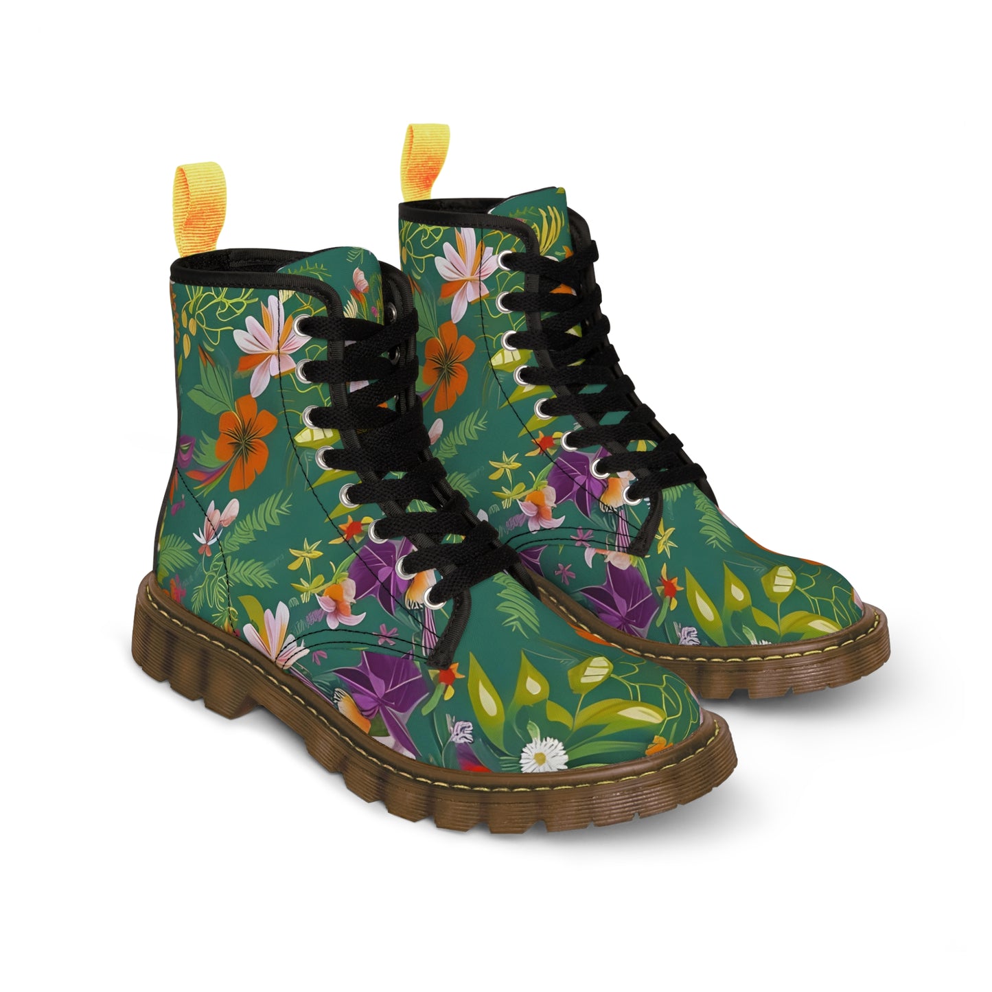 Floral Vibes Limited EDition Women's Canvas Boots